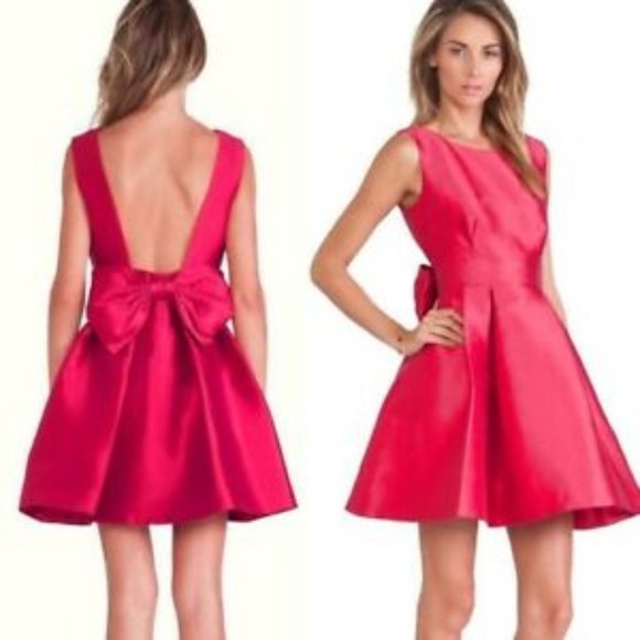 kate spade Dresses & Skirts - Kate Spade Pink Cocktail Dress with Bow on Back - sz 6